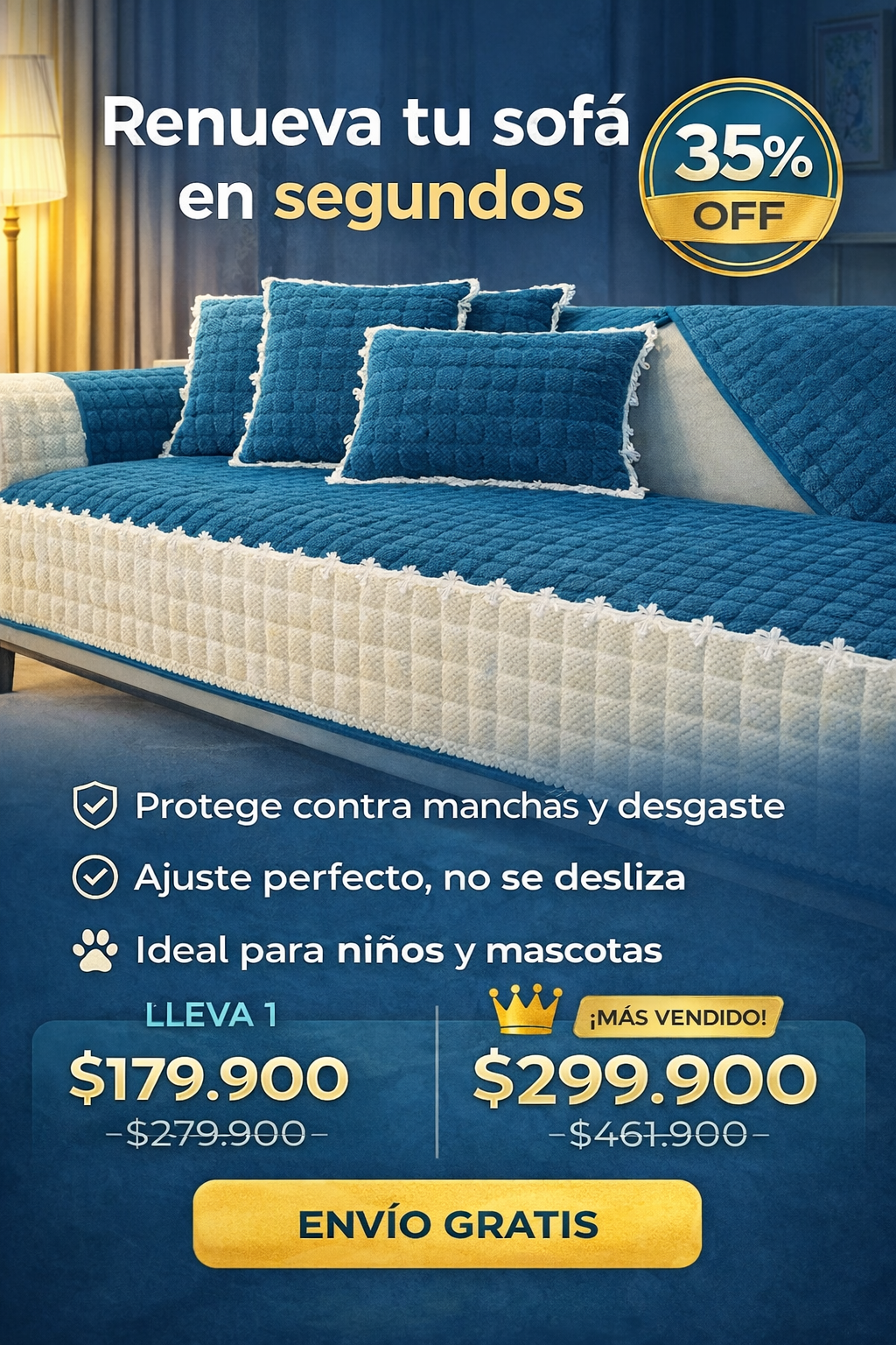 Cobertores de Sofá Smart